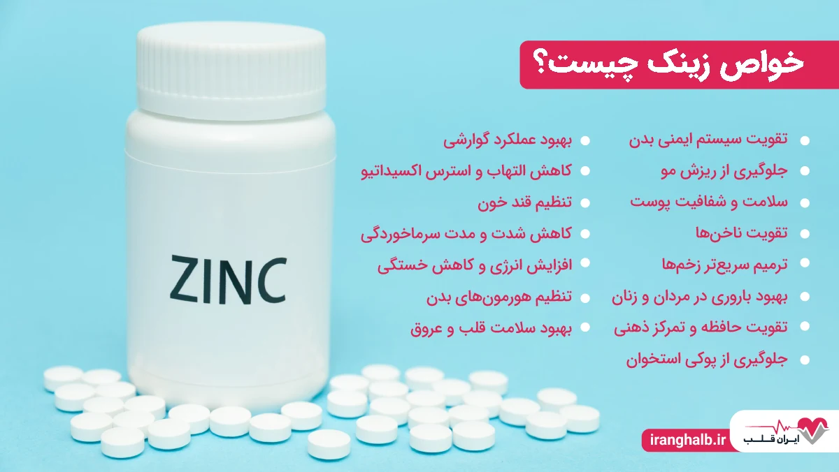 خواص زینک چیست؟ خواص زینک چیست؟