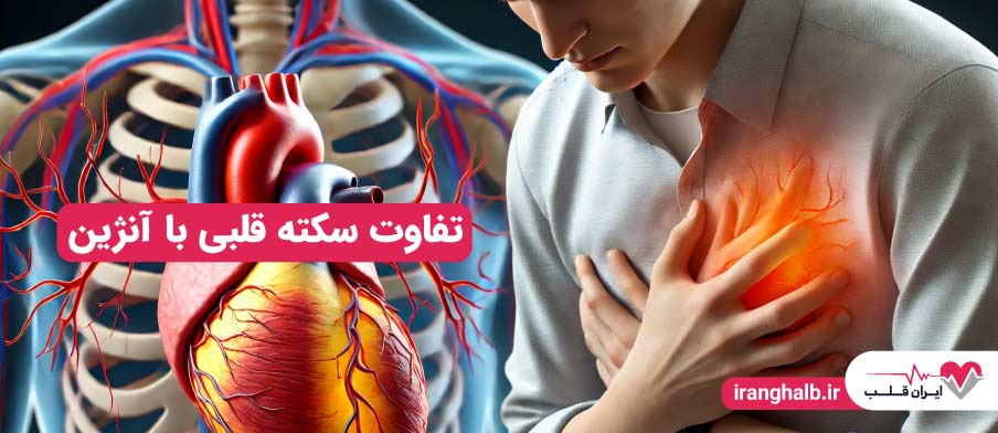 تفاوت سکته قلبی با آنژین
